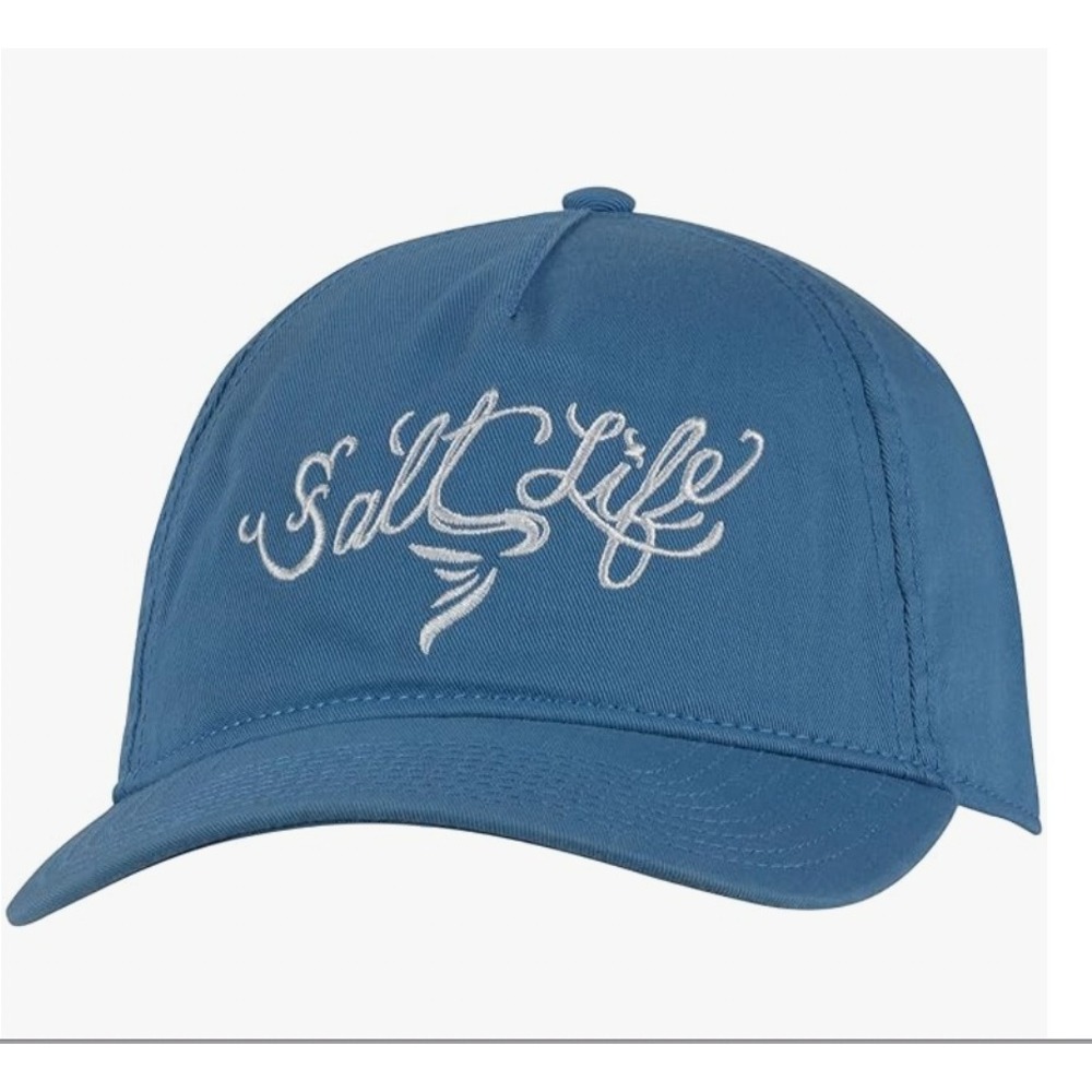 Salt Life Mermaid Womens Blue Cotton Adjustable Baseball Cap Hat Live‎ Salty